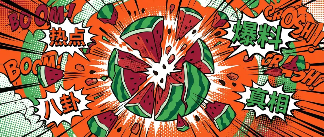 水果派 今日头瓜爆炸漫画横幅